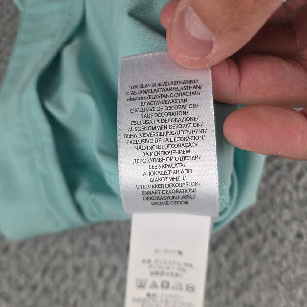 Polo Ralph Lauren Golf Shorts Mens 36‎ Blue Green Performance Wicking Stretch